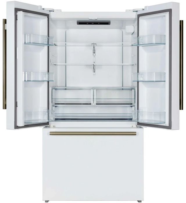 FORNO® Rivello 36 in. 27.4 Cu. Ft. White French Door Refrigerator-3