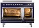 Ilve® Nostalgie II Series 48" Midnight Blue Pro Style Induction Range-2