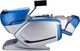 Cozzia® Quantum Blue/Silver Power Massage Chair-1