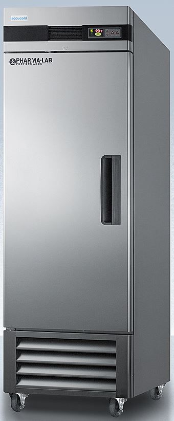 Accucold® Pharma-Lab Performance Series 28" 23 Cu. Ft. Stainless Steel Upright Pharmacy Freezer-1