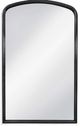 Bassett Mirror Brookings Matte Black Floor Mirror-0