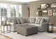 Jackson Furniture Livingston 3-Piece Linen Curved Sectional-4