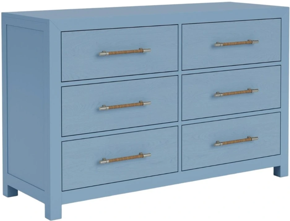 Riverside Furniture Rosalie Small Cabana Blue Dresser | Dewey Furniture |  Vermilion, OH