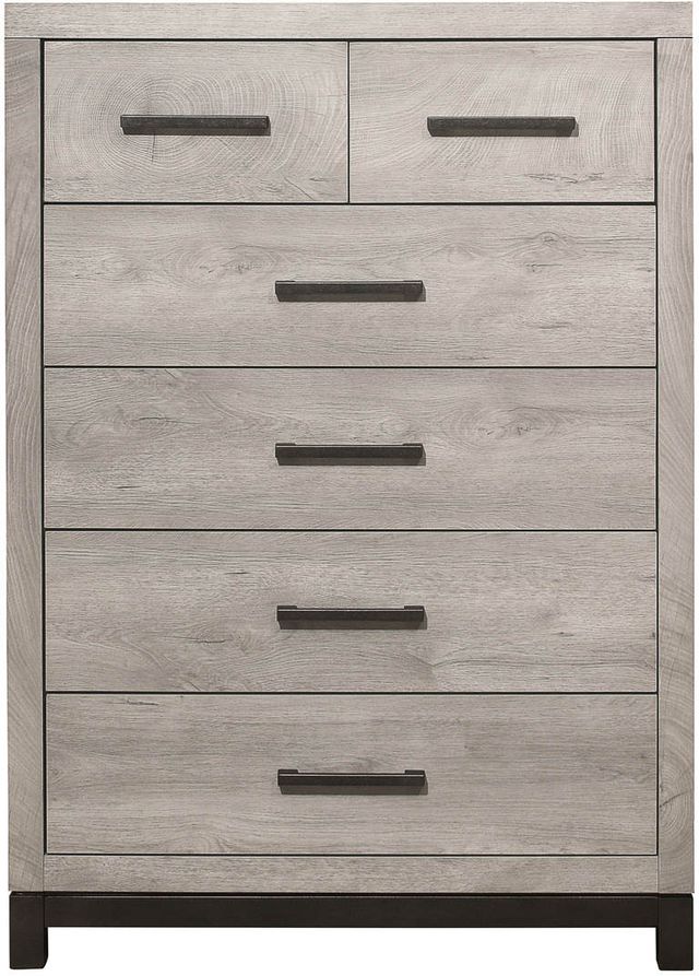 Mazin Furniture Zephyr Gray/Light Gray Chest-1