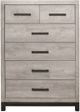 Mazin Furniture Zephyr Gray/Light Gray Chest-1