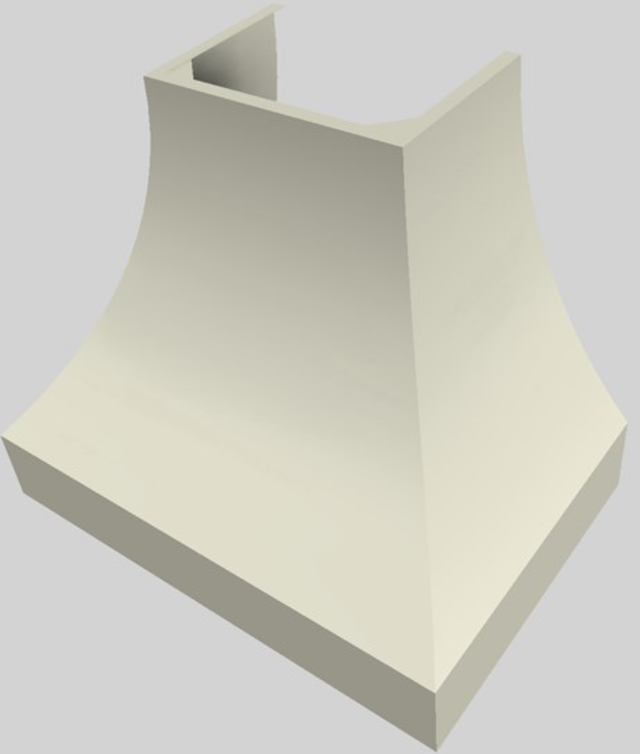 Vent-A-Hood® Designer Series 36" Biscuit Wall Mounted Range Hood-3