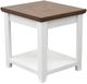 Legends Home Providence Brown/White End Table-0