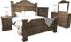Vintage Furniture Titan Queen Panel Bed-1