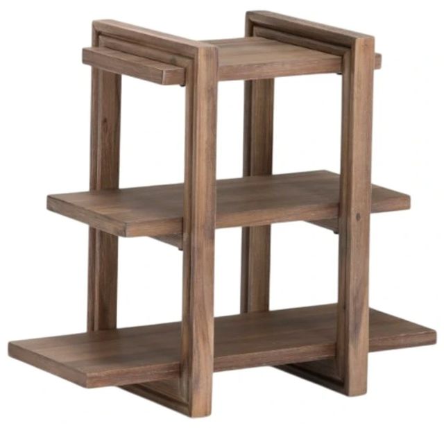 Michael Amini® Hudson Ferry Driftwood Chair Side Table-0