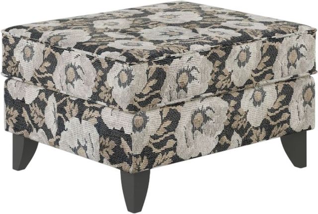 Fusion Furniture Argo Bloom Carbon Accent Ottoman-0