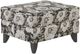 Fusion Furniture Argo Bloom Carbon Accent Ottoman-0