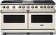 Viking® 5 Series 60" Pure White Pro Style Dual Fuel (NG) Range with Brushed Brass Trim-0
