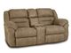 Enzo Brown Console Loveseat-0
