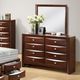 Furniture of America® Zosimo 4-Piece Dark Cherry Queen Bedroom Set-3