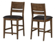 Winners Only® Maxwell 2-Piece Black/Brown Bar Stool Set-0