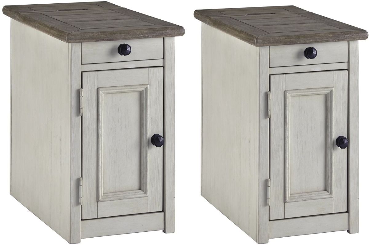 Signature Design by Ashley® Bolanburg 2-Piece Two-tone End Table Set