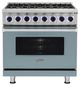 Viking® 7 Series 36" November Sky Pro Style Dual Fuel Range-0