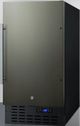 Summit® 2.7 Cu. Ft Black Stainless Steel Under the Counter Refrigerator-1