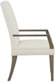 Fairfield® Customizable Entree Dining Straight Tall Button Back Arm Chair-2