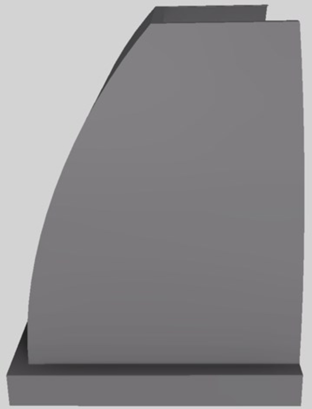 Vent-A-Hood® Designer Series 36" Gunsmoke Wall Mounted Range Hood-1