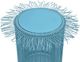 TOV Furniture Rafa Blue Wicker Outdoor Side Table-3