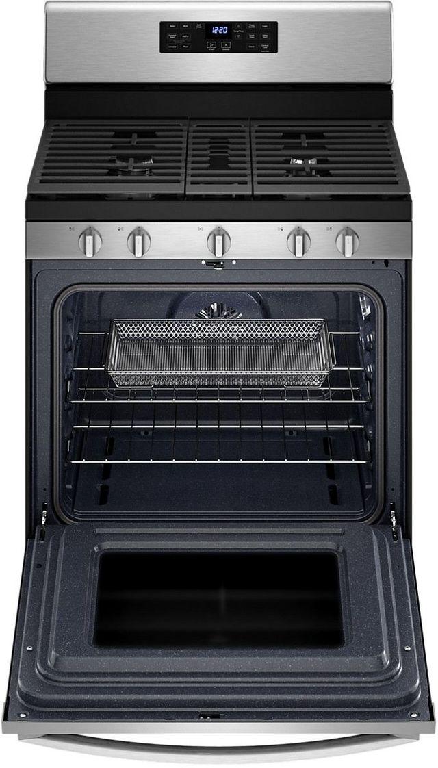 Whirlpool® 30" Stainless Steel Freestanding Gas Range-2