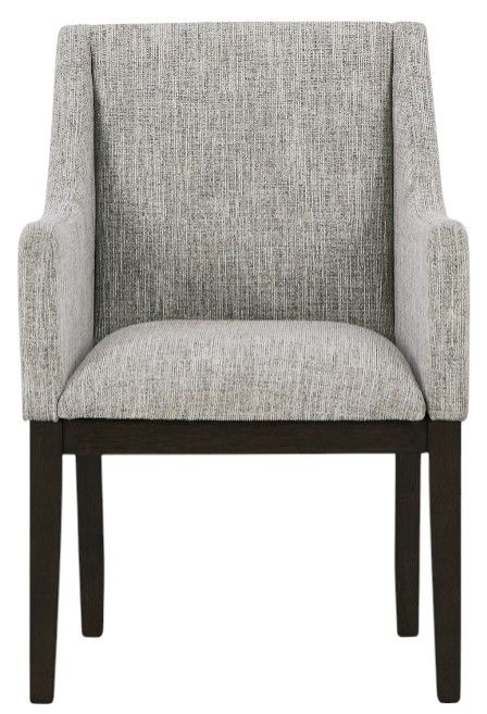 Signature Design by Ashley® Burkhaus Beige/Dark Brown Dining Arm Chair-1