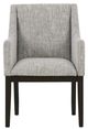 Signature Design by Ashley® Burkhaus Beige/Dark Brown Dining Arm Chair-4