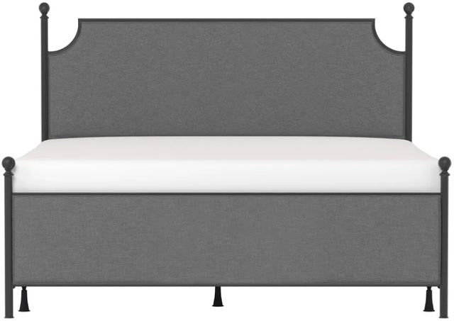 HH2 Home McArthur Gray/Matte Black King Panel Bed-1