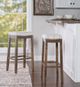 Linon Claridge Brown/Natural Bar Stool-1