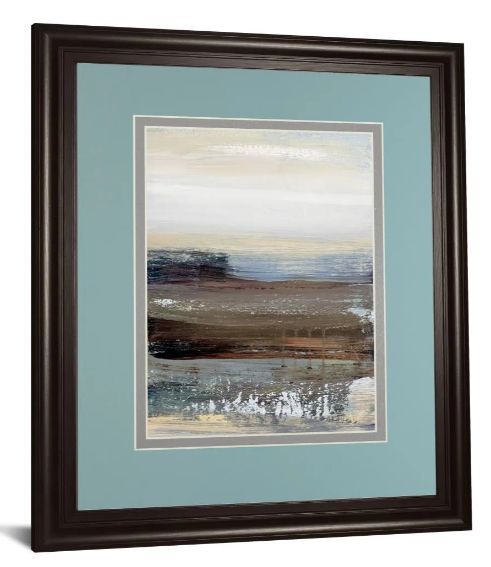 Classy Art Hint of Blue by Aerial Snow Wall Art-1