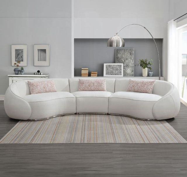 ACME Furniture Sahara 3-Piece Beige Sectional Sofa-1