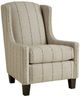Craftmaster® Customizable New Traditions Plush Tight Back Wing Chair-3