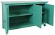 Jofran Inc. Isabella Aqua 54" Mirrored Accent Cabinet-3