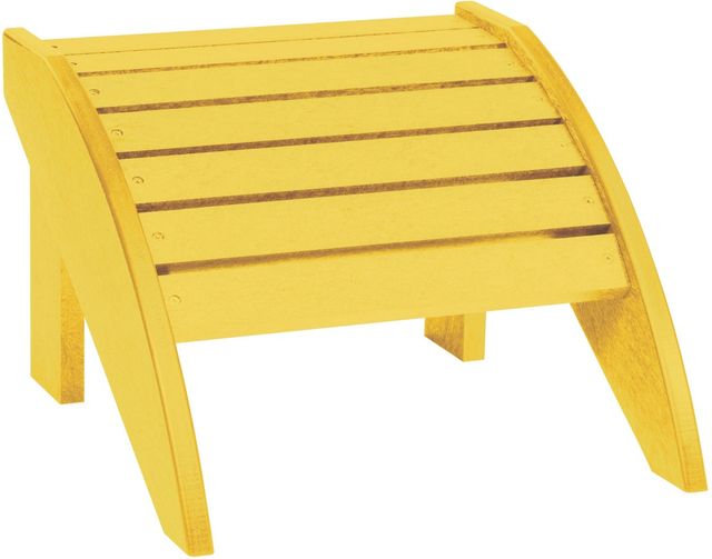 C R Plastic Yellow Footstool-0