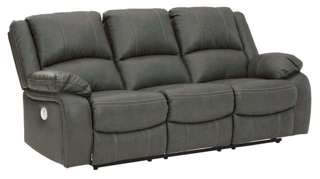 Signature Design by Ashley® Calderwell Gray Power Reclining Sofa-0