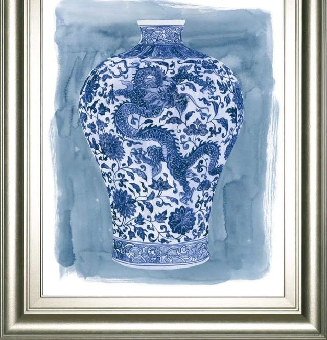 Classy Art Ming Vase II by Melissa Wang Wall Art-1