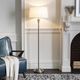 Surya Bingham Nickel Floor Lamp-2