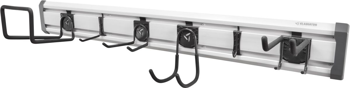 Gladiator® GearTrack® Gray Lawn and Garden Garage Wall Organizer