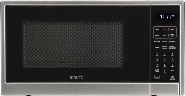 Avanti® 1.3 Cu. Ft. Black/Stainless Steel Countertop Microwave-0