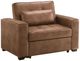 Night & Day Furniture™ Brooklyn Cognac Twin Sleeper Accent Chair-0