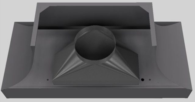 Vent-A-Hood® Designer Series 54" Gunsmoke Wall Mounted Range Hood-2