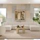 TOV Furniture Travie 6-Piece White Sand U-Shape Modular Sectional-1