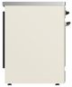 Ilve® Majestic III 30" Antique White Pro Style Induction Range with Solid Door and Burnished Trim-2