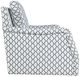 Jofran Inc. Kennedy Navy/White Swivel Chair-2