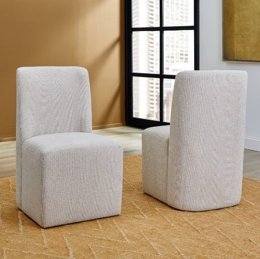 Flexsteel® Waterfall 2-Piece Ebony Upholstered Dining Chair Set-6
