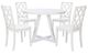 Powell® Maui 5-Piece White Dining Table Set-0