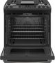 GE® 30" Black Slate Slide In Convection Gas Range-1