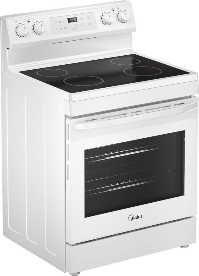 Midea® 30" White Freestanding Electric Range-3