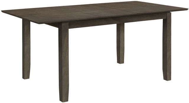 Monarch Specialties Inc. Gray 72" Dining Table With Extension-0